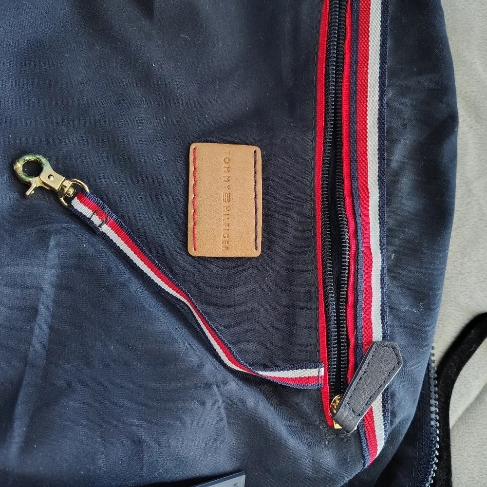 Tommy Hilfiger Navy Weekender Nylon Bag Travel
